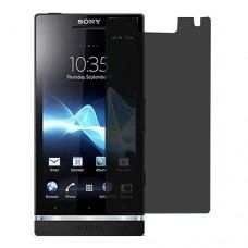 Sony Xperia SL מגן מסך הידרוג'ל פרטיות (סיליקון) יחידה אחת סקרין מובייל