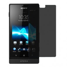 Sony Xperia sola מגן מסך הידרוג'ל פרטיות (סיליקון) יחידה אחת סקרין מובייל