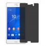 Sony Xperia Z3 Dual מגן מסך הידרוג'ל פרטיות (סיליקון) יחידה אחת סקרין מובייל
