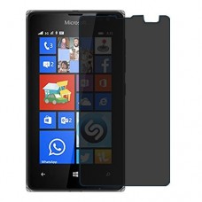 Microsoft Lumia 435 מגן מסך נאנו זכוכית 9H פרטיות יחידה אחת סקרין מובייל