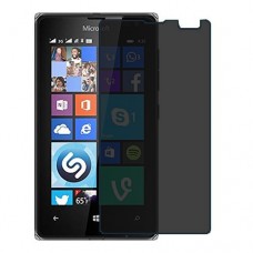 Microsoft Lumia 435 Dual SIM מגן מסך נאנו זכוכית 9H פרטיות יחידה אחת סקרין מובייל
