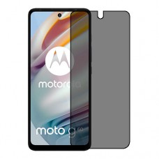 Motorola Moto G60 מגן מסך נאנו זכוכית 9H פרטיות יחידה אחת סקרין מובייל