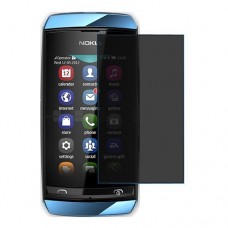 Nokia Asha 306 מגן מסך נאנו זכוכית 9H פרטיות יחידה אחת סקרין מובייל