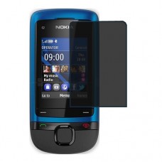 Nokia C2-05 מגן מסך נאנו זכוכית 9H פרטיות יחידה אחת סקרין מובייל
