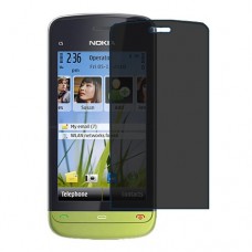 Nokia C5-06 מגן מסך נאנו זכוכית 9H פרטיות יחידה אחת סקרין מובייל