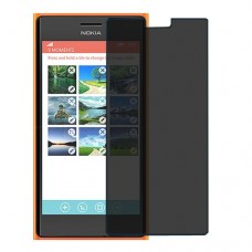Nokia Lumia 730 Dual SIM מגן מסך נאנו זכוכית 9H פרטיות יחידה אחת סקרין מובייל
