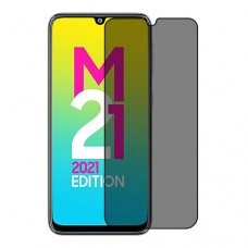 Samsung Galaxy M21 2021 מגן מסך נאנו זכוכית 9H פרטיות יחידה אחת סקרין מובייל