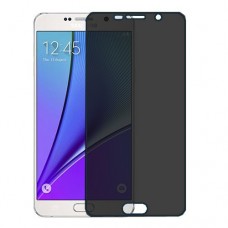 Samsung Galaxy Note5 מגן מסך נאנו זכוכית 9H פרטיות יחידה אחת סקרין מובייל