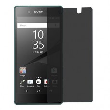 Sony Xperia Z5 מגן מסך נאנו זכוכית 9H פרטיות יחידה אחת סקרין מובייל