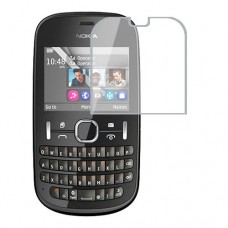 Nokia Asha 200 מגן מסך הידרוג'ל שקוף (סיליקון) יחידה אחת סקרין מובייל