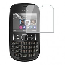 Nokia Asha 201 מגן מסך הידרוג'ל שקוף (סיליקון) יחידה אחת סקרין מובייל