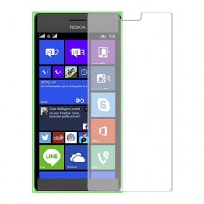 Nokia Lumia 730 Dual SIM מגן מסך הידרוג'ל שקוף (סיליקון) יחידה אחת סקרין מובייל