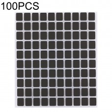 100 PCS תצוגת המסך שחור מדבקות לאייפון X