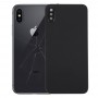 כריכה אחורית עם דבק iPhone X (שחור)