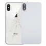 כריכה אחורית עם דבק iPhone X (לבן)