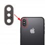 אחורי מצלמת עדשת טבעת עבור iPhone X (כסף)