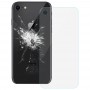 זכוכית סוללת כריכה אחורית עבור 8 iPhone (שקופה)