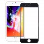 מסך קדמי עדשת זכוכית חיצונית עבור 8 iPhone (שחורה)