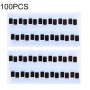 100 PCS צג LCD מדבקת רצועה דבקה שחורה כבל Flex עבור iPhone 8