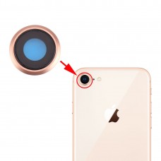 אחורי מצלמת עדשת טבעת עבור 8 iPhone (זהב)