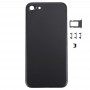 5 ב 1 עבור 7 iPhone (כריכה אחורית + כרטיס מגש + Volume Control מפתח + כפתור הפעלה + השתק Switch ויברטור מפתח) כיסוי והשיכון העצרת מלאה (שחור)