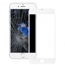 Outer Glass Lens המסך הקדמי עם מסגרת Bezel מסך LCD קדמי עבור 7 iPhone (לבן)