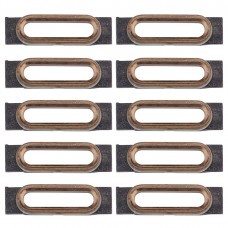 10 PCS עבור 7 iPhone טעינה נמל שמירה בסוגריים (זהב)