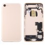 חזרה סוללת עצרת כיסוי עם כרטיס מגש עבור 7 iPhone (זהב)