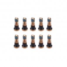 10 PCS עבור iPhone 7 ו 7 פלוס ברגי נמל טעינה (זהב)