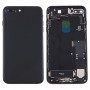 עבור iPhone 7 חזרה סוללת פלוס עצרת כיסוי עם כרטיס מגש (שחורה)