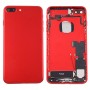עבור iPhone 7 חזרה סוללת פלוס עצרת כיסוי עם כרטיס מגש (אדום)
