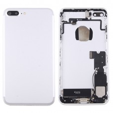 עבור iPhone 7 חזרה סוללת פלוס עצרת כיסוי עם כרטיס מגש (כסף)