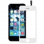 לוח מגע עם מסגרת Bezel מסך LCD הקדמי ו OCA ברור אופטי דבק iPhone 5S (לבנה)