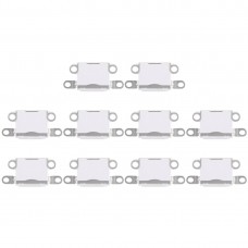 10 PCS טעינה נמל Connector עבור 5 iPhone - 5S (לבן)