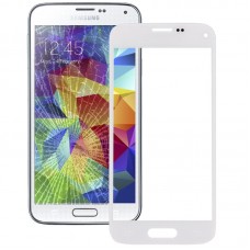 Outer Glass Lens מסך קדמי עבור מיני גלקסי S5 (לבנה)