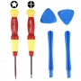 Poso PS-105 6 ב 1 Kit כלי Open תיקון מברג עבור 6 iPhone - SE - 5S ו 5C ו 5 - 4s ו 4