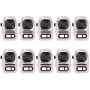 10 PCS אחורי מצלמה עדשה כיסוי + פנס Bracker עבור גלקסי S7 - G930 (זהב)