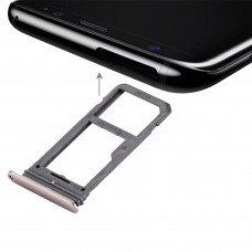SIM Card מגש + מיקרו SD מגש עבור גלקסי S8 (זהב)