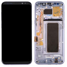 מסך LCD מקורי + מקורי Touch Panel עם מסגרת עבור גלקסי S8 + - G955 - G955F - G955FD - G955U - G955A - G955P - G955T - G955V - G955R4 - G955W - G9550 (גריי)