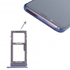 SIM ו Micro SD כרטיס מגש עבור גלקסי S9 + - S9 (כחול)
