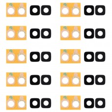 10 PCS חזרה מצלמת עדשת כיסוי עם מדבקת ראש גלקסי J2