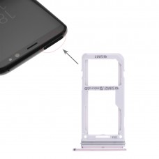 SIM Card מגש - Micro SD כרטיס מגש 2 עבור גלקסי S8 - S8 + (ורוד)