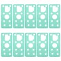 10 PCS עבור דבק גלקסי S9 חזרה אחוריים שיכון Cover