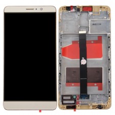 עבור Huawei Mate 9 מסך LCD ו Digitizer מלא עצרת עם מסגרת (שמפניה זהב)