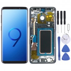 מסך LCD Super AMOLED חומר Digitizer מלא עצרת עם מסגרת עבור גלקסי S9 + - G965F - G965F - DS - G965U - G965W - G9650 (גריי)