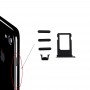 כרטיס מגש + Volume Control מפתח + כפתור הפעלה + מתג השתקה ויברטור מפתח עבור 7 iPhone (שחור)