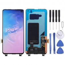 מסך LCD ו Digitizer מלא עצרת עבור גלקסי S10 (שחור)