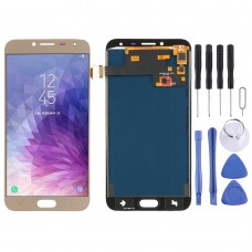 מסך LCD ו Digitizer מלא עצרת (חומר TFT) עבור גלקסי J4. J400F - DS. J400G - DS (זהב)