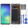 מסך LCD ו Digitizer מלא עצרת עם מסגרת עבור גלקסי S10 + (שחור)