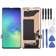 מסך LCD ו Digitizer מלא עצרת עבור גלקסי S10 + (שחור)